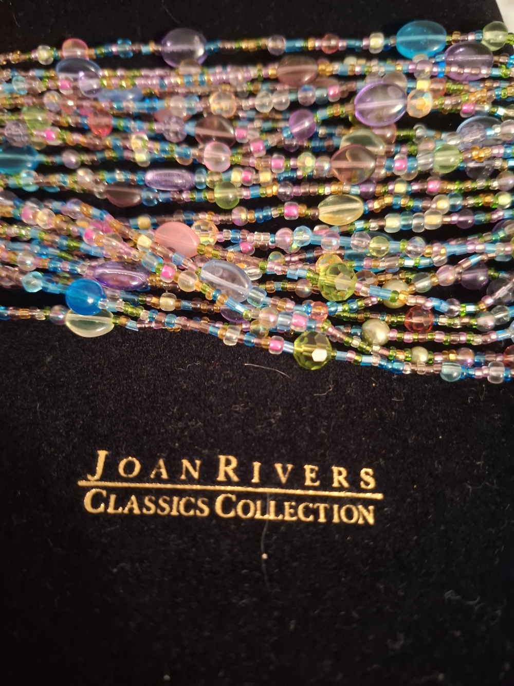 Joan Rivers Multicolor Beaded Statement Necklace
